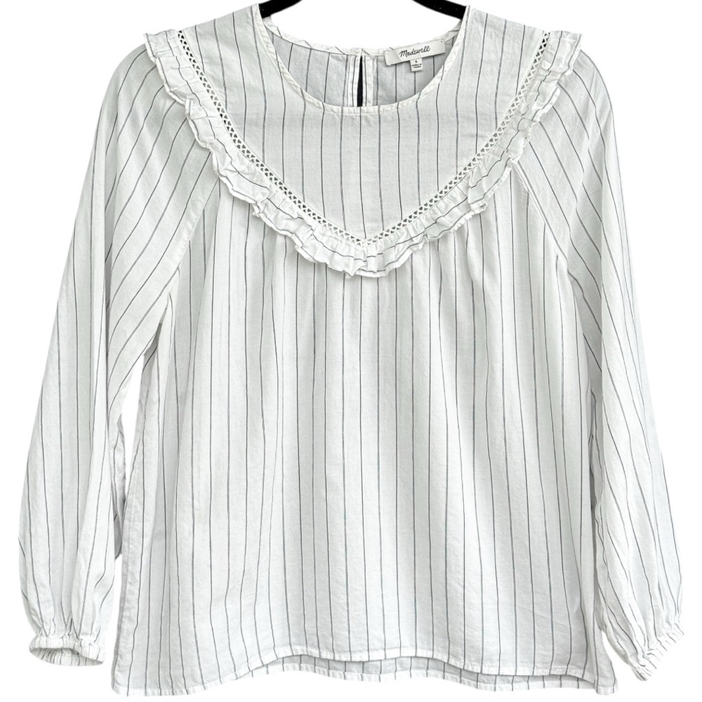 Madewell | Ruffle Prarie Top | Small - Picture 4 of 12